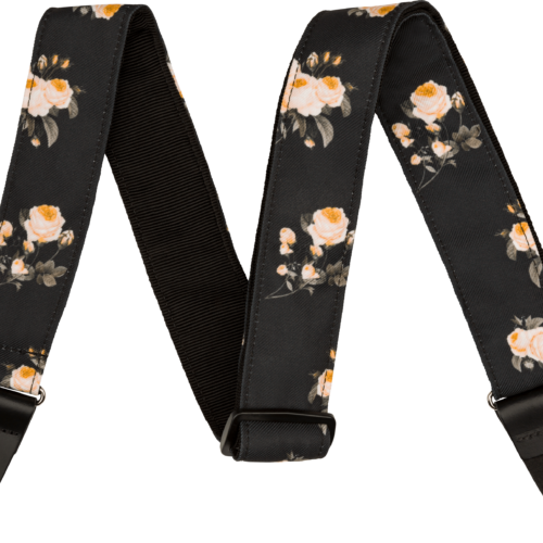 Floral Straps - Black / 2" (50.8 mm)