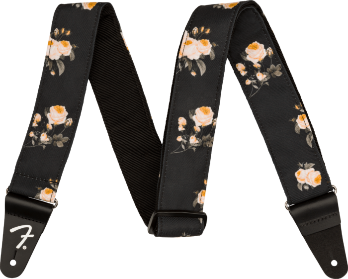 Floral Straps - Black / 2" (50.8 mm)