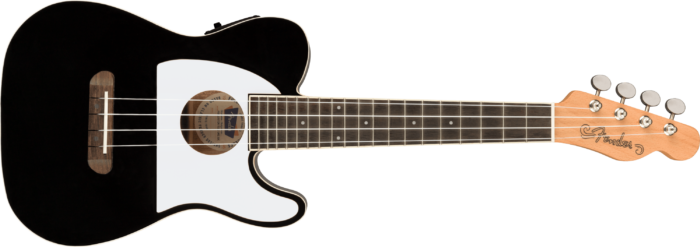 Fullerton Tele® Uke - Black / Walnut / Mahogany