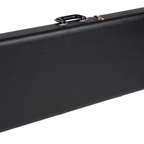 G&G Deluxe Hardshell Cases - Jazz Bass® - Black with Orange Plush Interior / Orange Plush