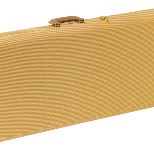 G&G Deluxe Hardshell Cases - Jazz Bass® - Tweed with Red Poodle Plush Interior / Red Poodle Plush
