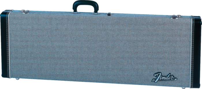 G&G Deluxe Hardshell Cases - Stratocaster®/Telecaster® - Black Tweed with Black Interior / Black Plush