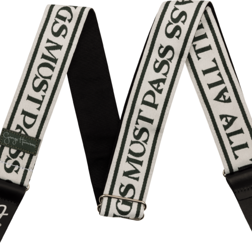 George Harrison All Things Must Pass Logo Strap - White / 2" (50.8 mm)