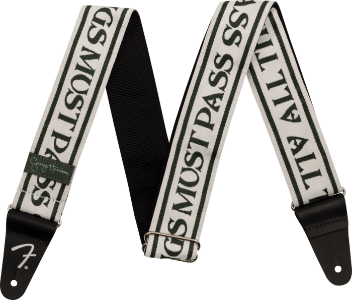 George Harrison All Things Must Pass Logo Strap - White / 2" (50.8 mm)