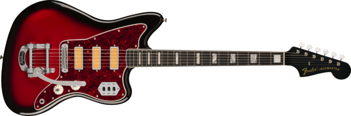 Gold Foil Jazzmaster® - Candy Apple Burst / Ebony / Mahogany