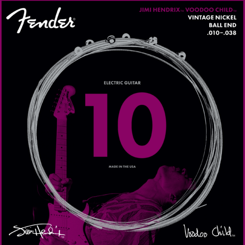 Jimi Hendrix™ Voodoo Child™ Electric Guitar Strings - .010-.038 Ball End