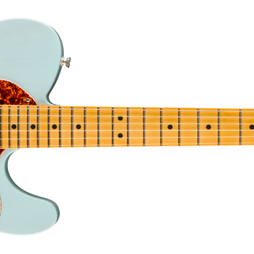 Limited Edition American Professional II Telecaster® Thinline - Transparent Daphne Blue / Maple / Semi-Hollow Ash