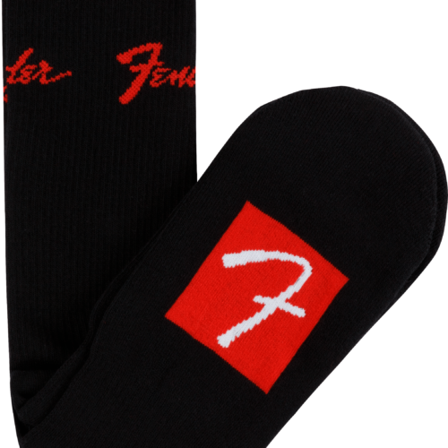 Fender® Logo Stompsocks - Black / L