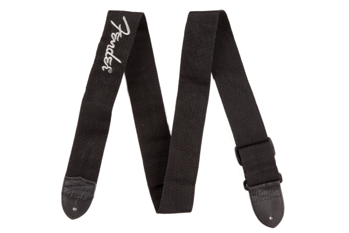 Logo Straps - Black with Gray Logo / 2" (50.8 mm)