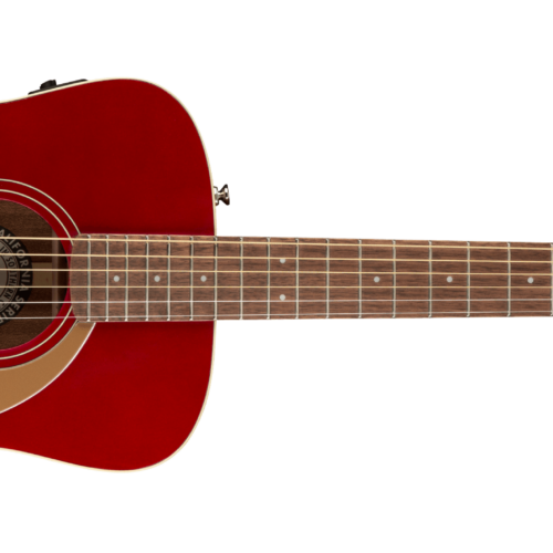 Malibu™ Player - Candy Apple Red / Walnut / Solid Spruce Top with Laminated Mahogany Back and Sides