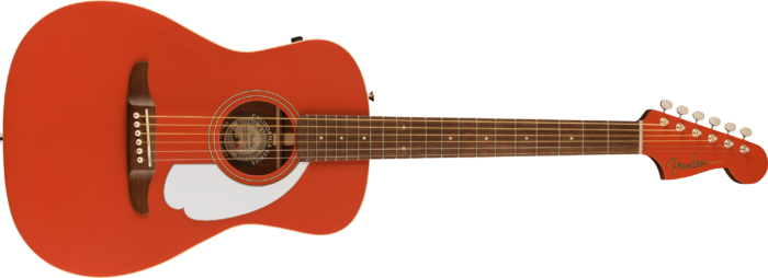 Malibu™ Player - Fiesta Red / Walnut / Solid Spruce Top with Laminated Sapele Back and Sides