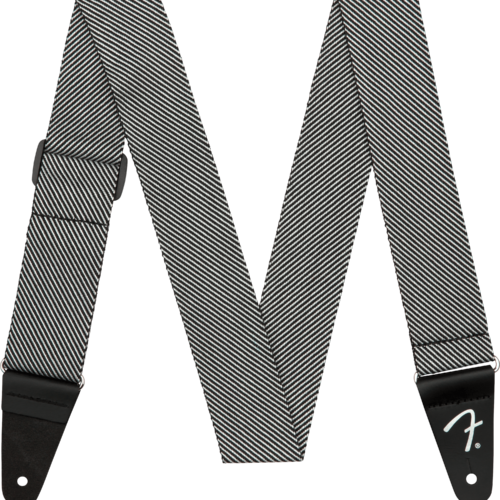 Modern Tweed Straps - White and Black / 2" (50.8 mm)
