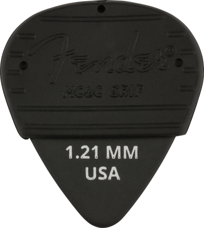 Mojo Grip Dura-Tone® Delrin Picks - 3 Pack - Black / 1.21 mm