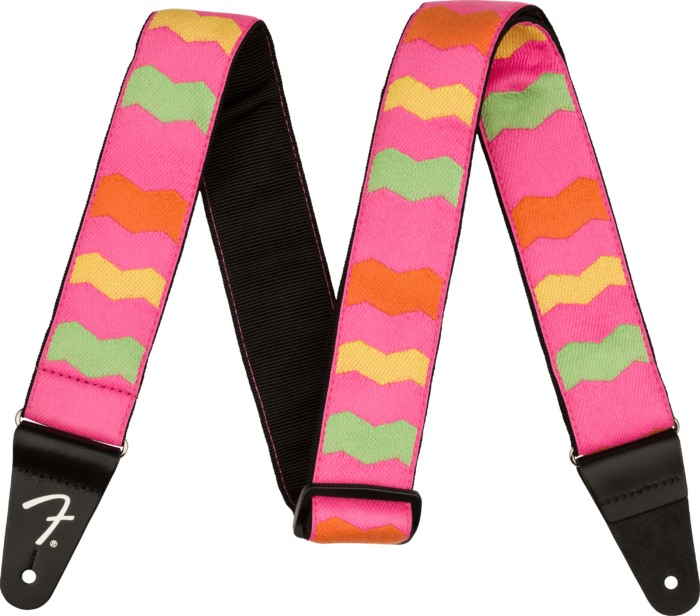 MonoNeon Woven Neon Pink Strap