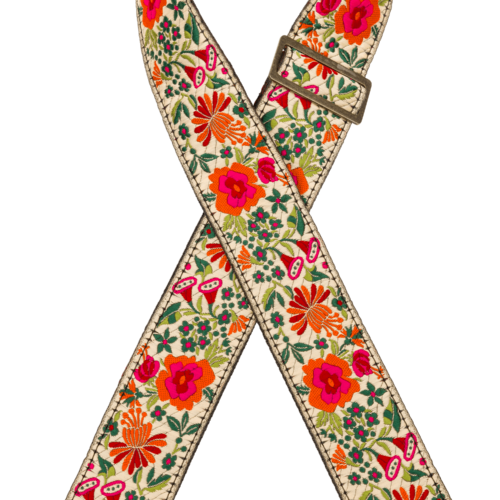 Mosaic Jacquard Straps - Cream / 2" (50.8 mm)