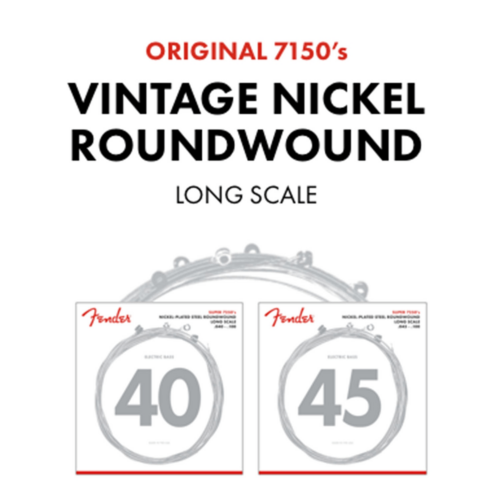Original 7150's Pure Nickel Bass Strings - .045-.100