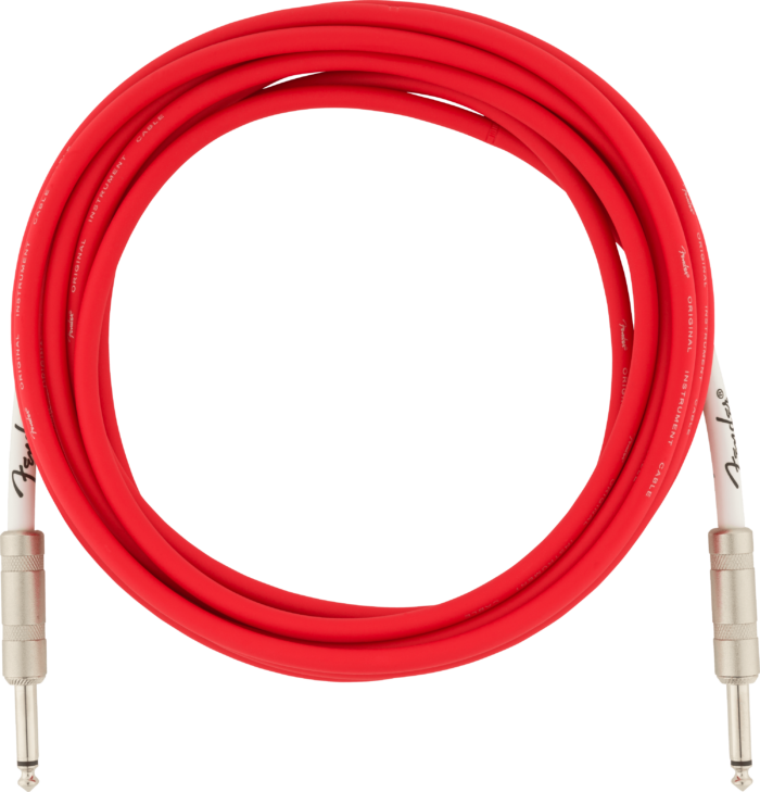 Original Series Instrument Cables - Fiesta Red / 15 ft (Str/Str) / Straight/Straight