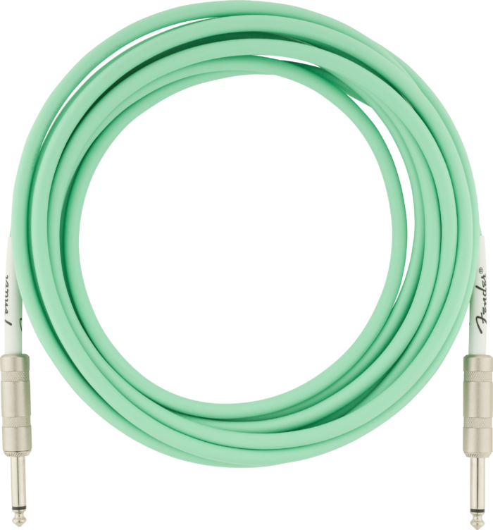 Original Series Instrument Cables - Surf Green / 15 ft (Str/Str) / Straight/Straight