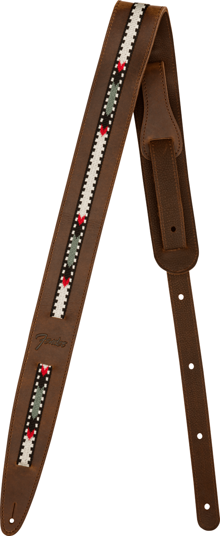 Paramount Acoustic Leather Straps - Brown / 2" (50.8 mm)
