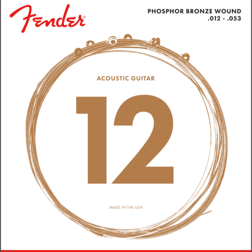 Phosphor Bronze Acoustic Guitar Strings - .012-.053