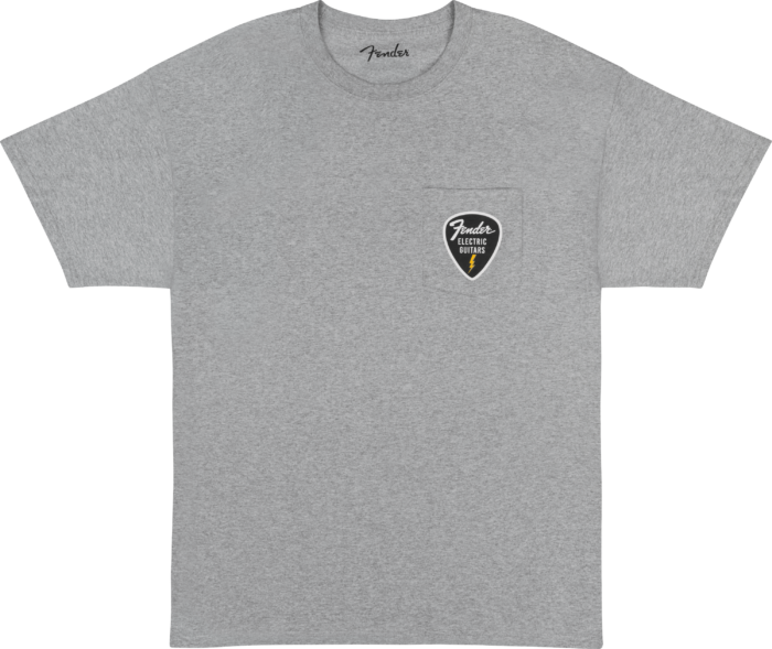 Fender® Pick Patch Pocket Tees - Athletic Gray / S