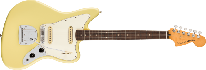 Player II Jaguar® - Hialeah Yellow / Slab Rosewood / Alder