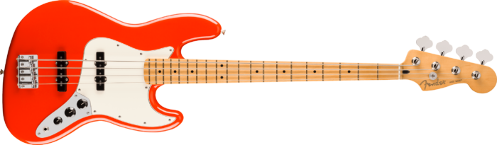 Player II Jazz Bass® - Coral Red / Maple / Alder