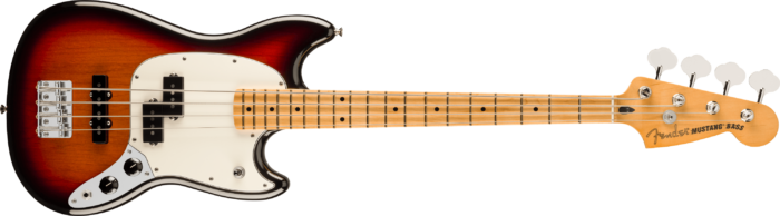 Player II Mustang® Bass PJ - 3-Color Sunburst / Maple / Alder