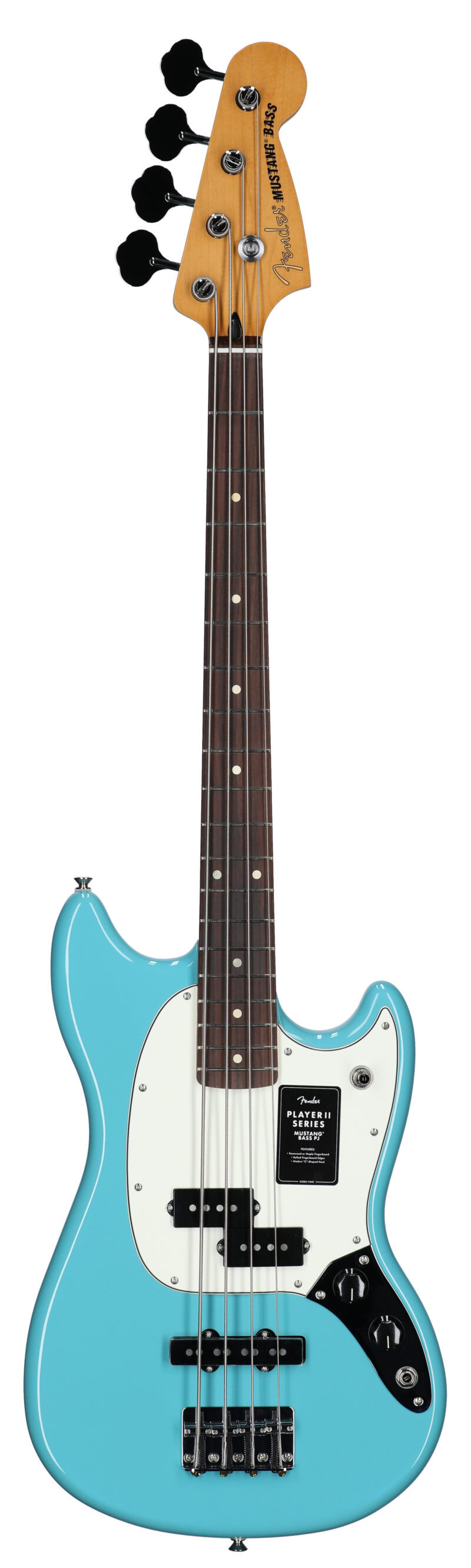 Fender Player II Mustang Bass PJ RW Aquatone Blue