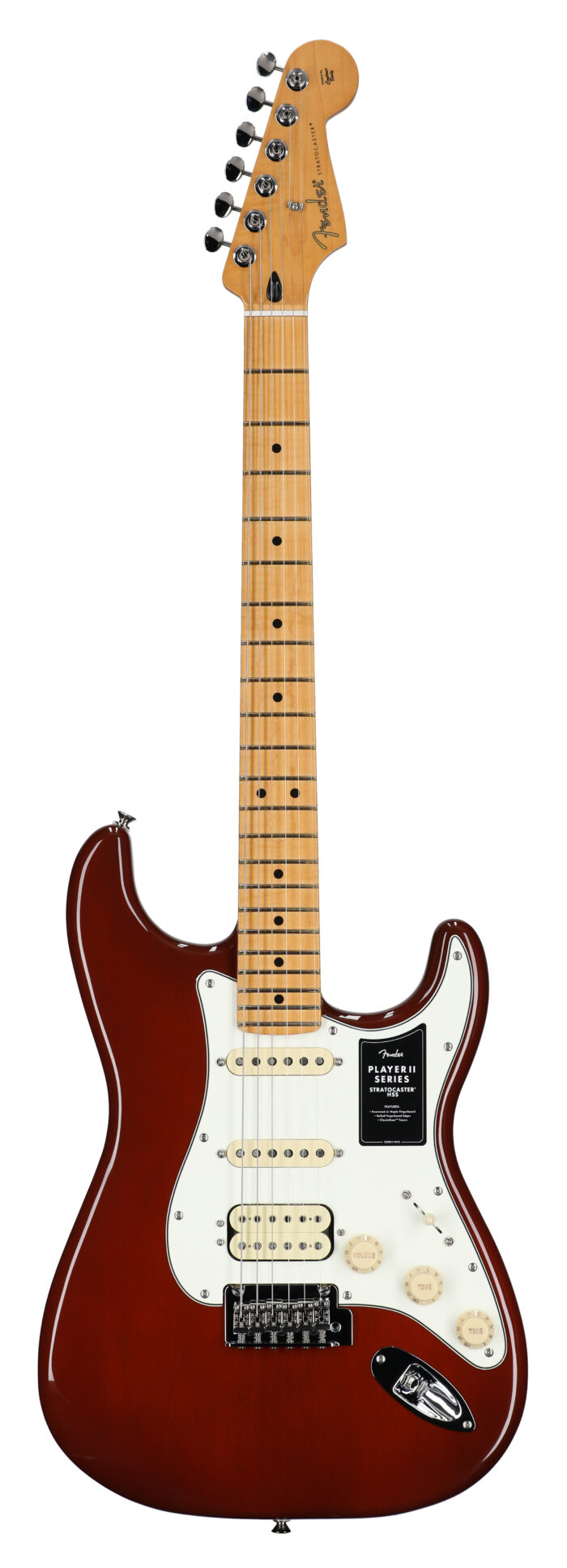 Fender Player II Strat HSS Chamb Mah MN Mocha Bur