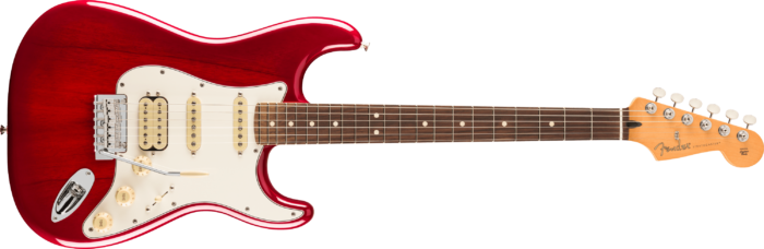Player II Stratocaster® HSS - Transparent Cherry Burst / Slab Rosewood / Chambered Mahogany