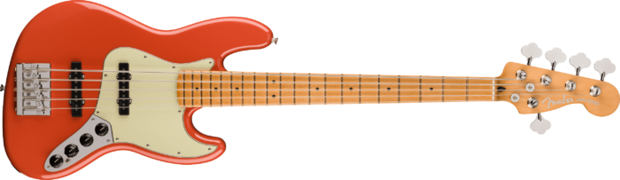 Player Plus Active Jazz Bass® V - Fiesta Red / Maple / Alder
