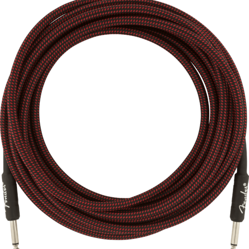 Professional Series Tweed Instrument Cables - Red Tweed / 18.6 ft (Str/Str) / Straight/Straight