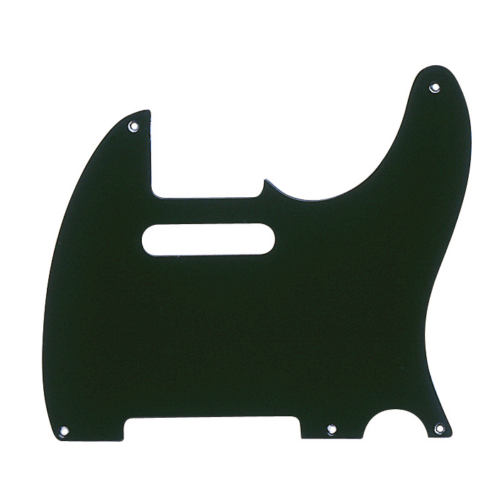 Pure Vintage Five-Hole Mount Telecaster Pickguard - Black / 1-Ply