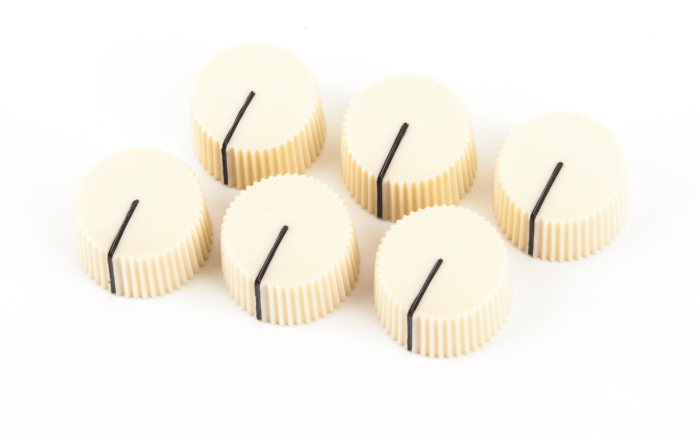 Pure Vintage Radio Amplifier Knobs - Cream