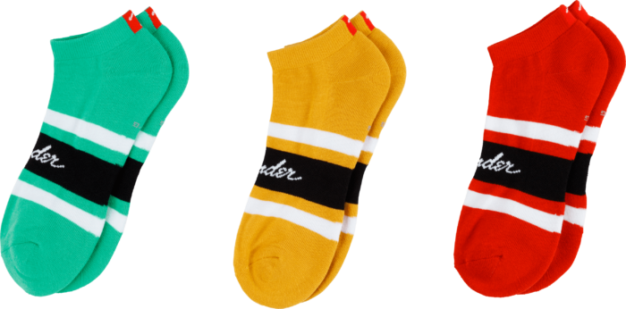 Fender® Retro Stripe Liner Socks