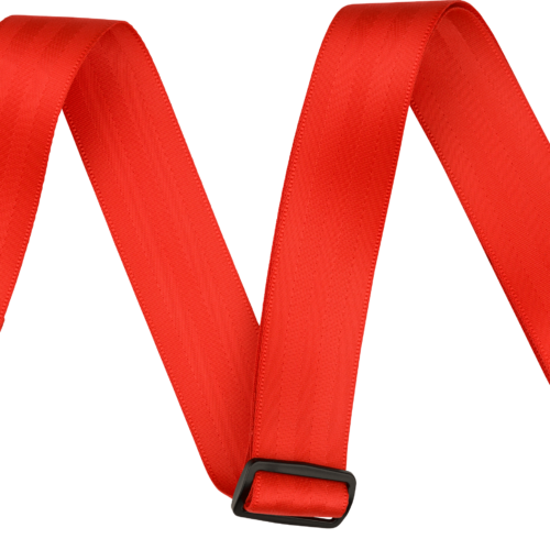 Seat Belt Straps - Red / 2" (50.8 mm)