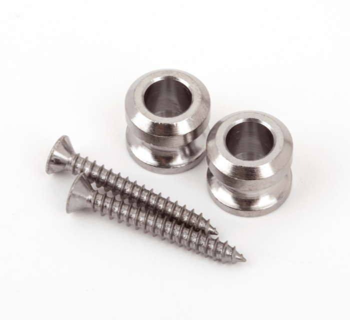 Security Locking Strap Buttons (2) - Nickel