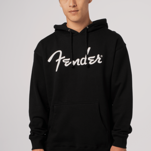 Fender® Spaghetti Logo Hoodie - Black / XXL