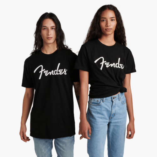 Fender® Spaghetti Logo T-Shirt - Black - Black / S