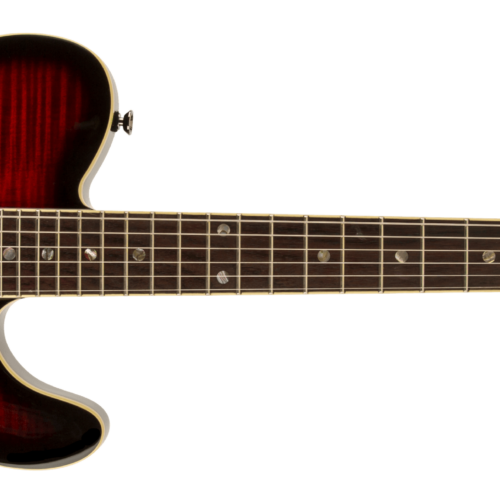 Special Edition Custom Telecaster® FMT HH - Black Cherry Burst / Rosewood / Mahogany with Carved Flame Maple Top