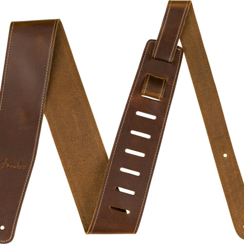 Fender Strap Broken-In Leather 2.5 inch Tan