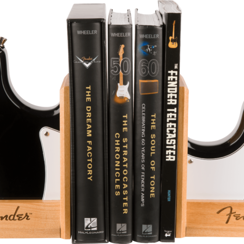 Fender™ Strat™ Body Bookends - Black