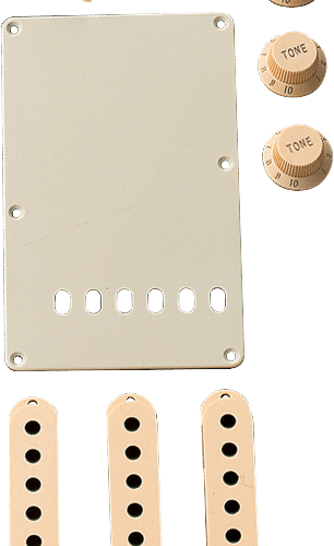 Stratocaster Accessory Kits - Aged White