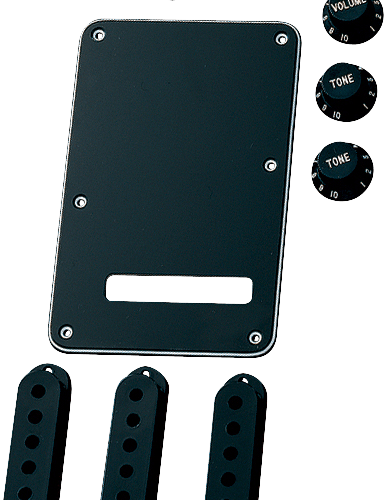 Stratocaster Accessory Kits - Black