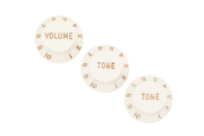 Stratocaster Knob Sets - Parchment