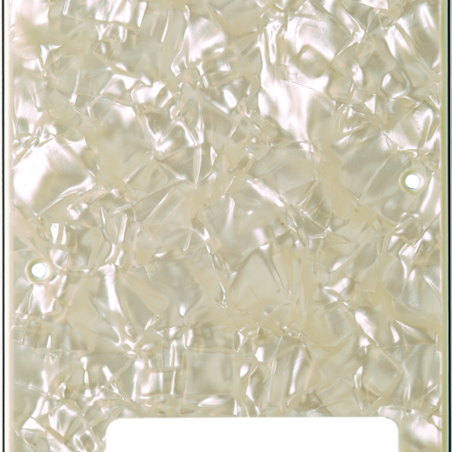 Stratocaster® Modern-Style Tremolo Backplates - Aged White Moto / 4-Ply
