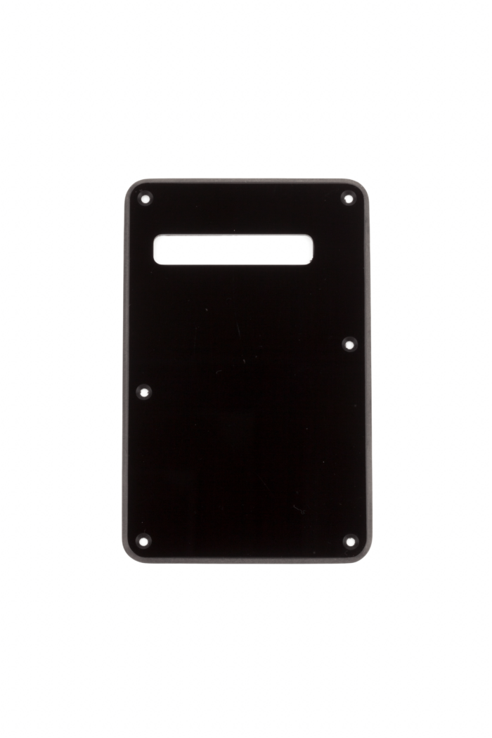 Stratocaster® Modern-Style Tremolo Backplates - Black / 1-Ply