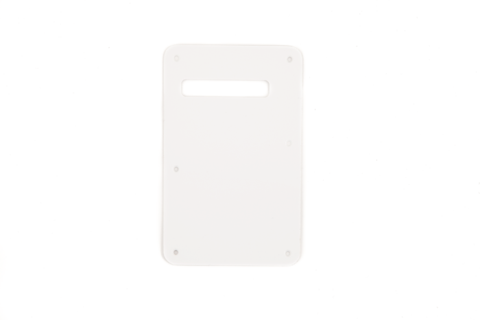Stratocaster® Modern-Style Tremolo Backplates - White / 1-Ply