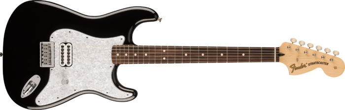 Tom DeLonge Stratocaster® - Black / Slab Rosewood / Alder